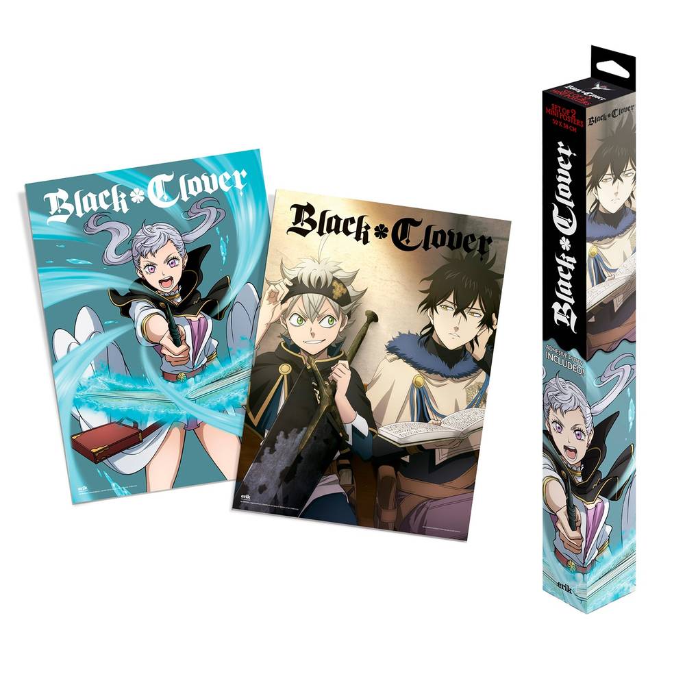 Grupo Erik Black Clover - Black Clover Ensemble de miniaffiches - Multicolore